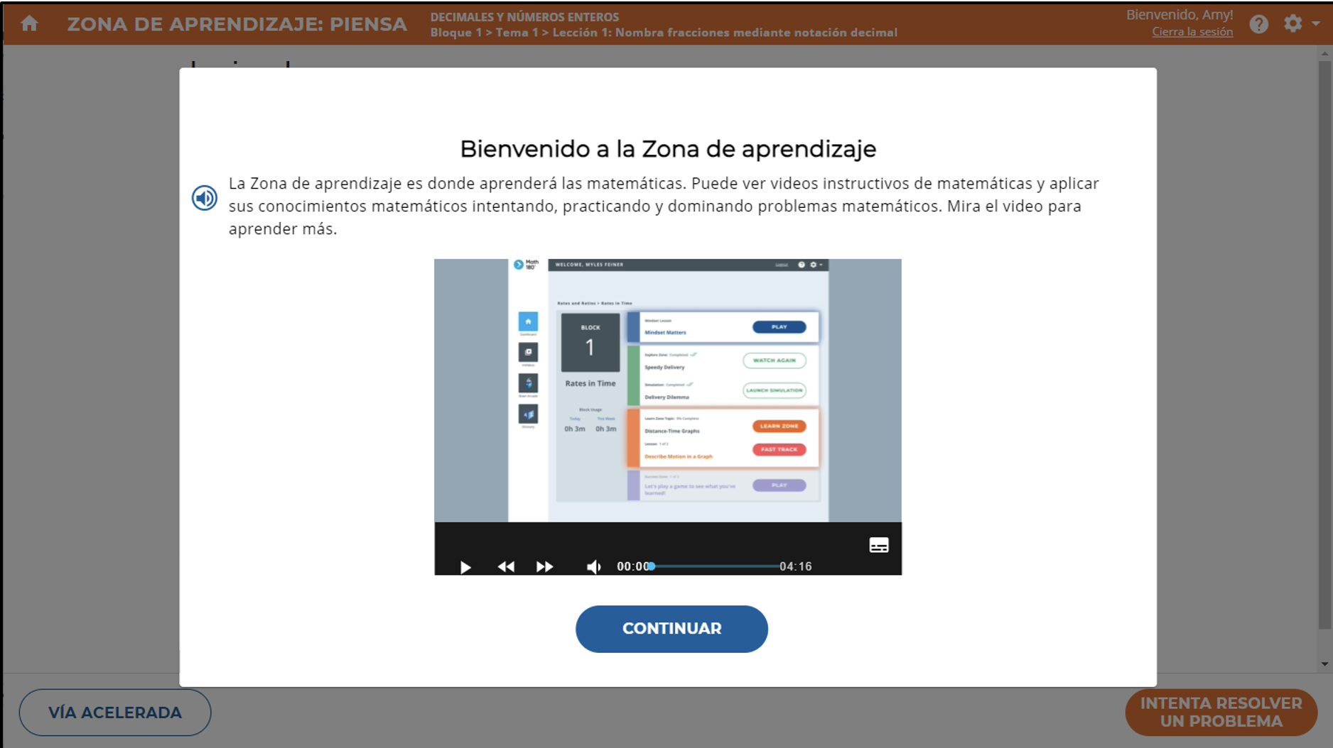 Zone App Math Learn Zone in Math 180 (HMH Ed Student)