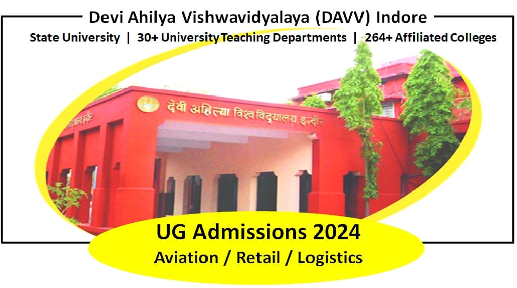 DAVV Indore 2024 Admissions-Aviation and Logistics Courses