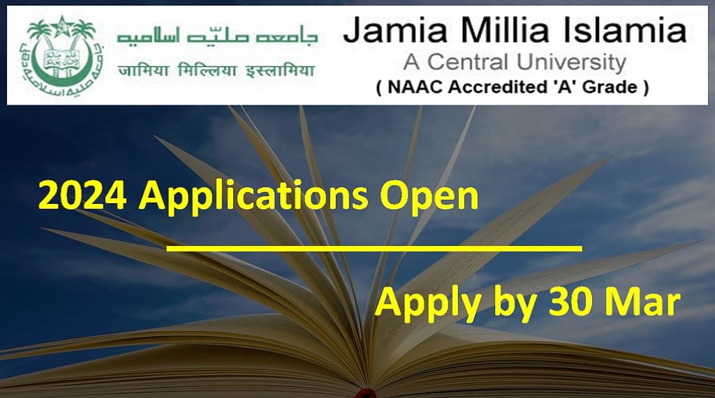 Jamia Opens Own CET and CUET Courses Applications
