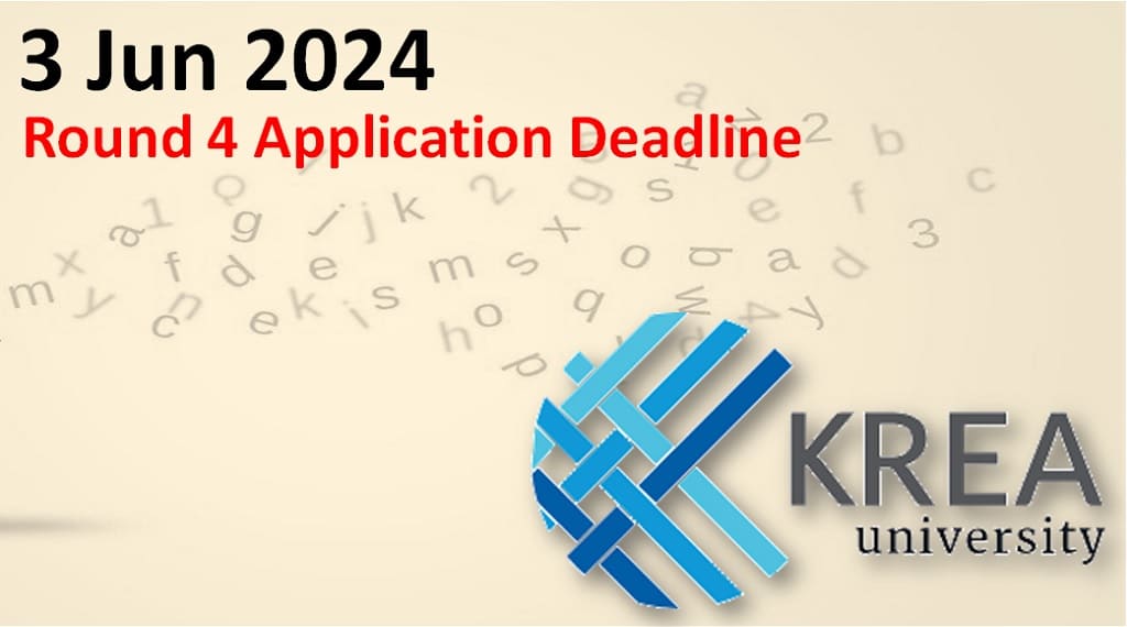 KREA University 2024 Round 4 Admission Applications Open
