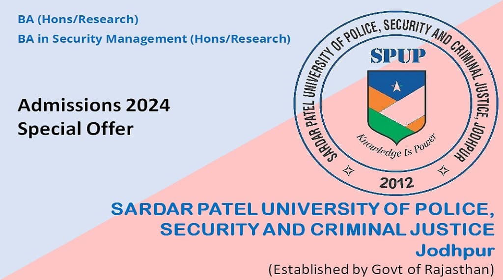 SPUP special offer for 2024 admissions on vacant UG seats