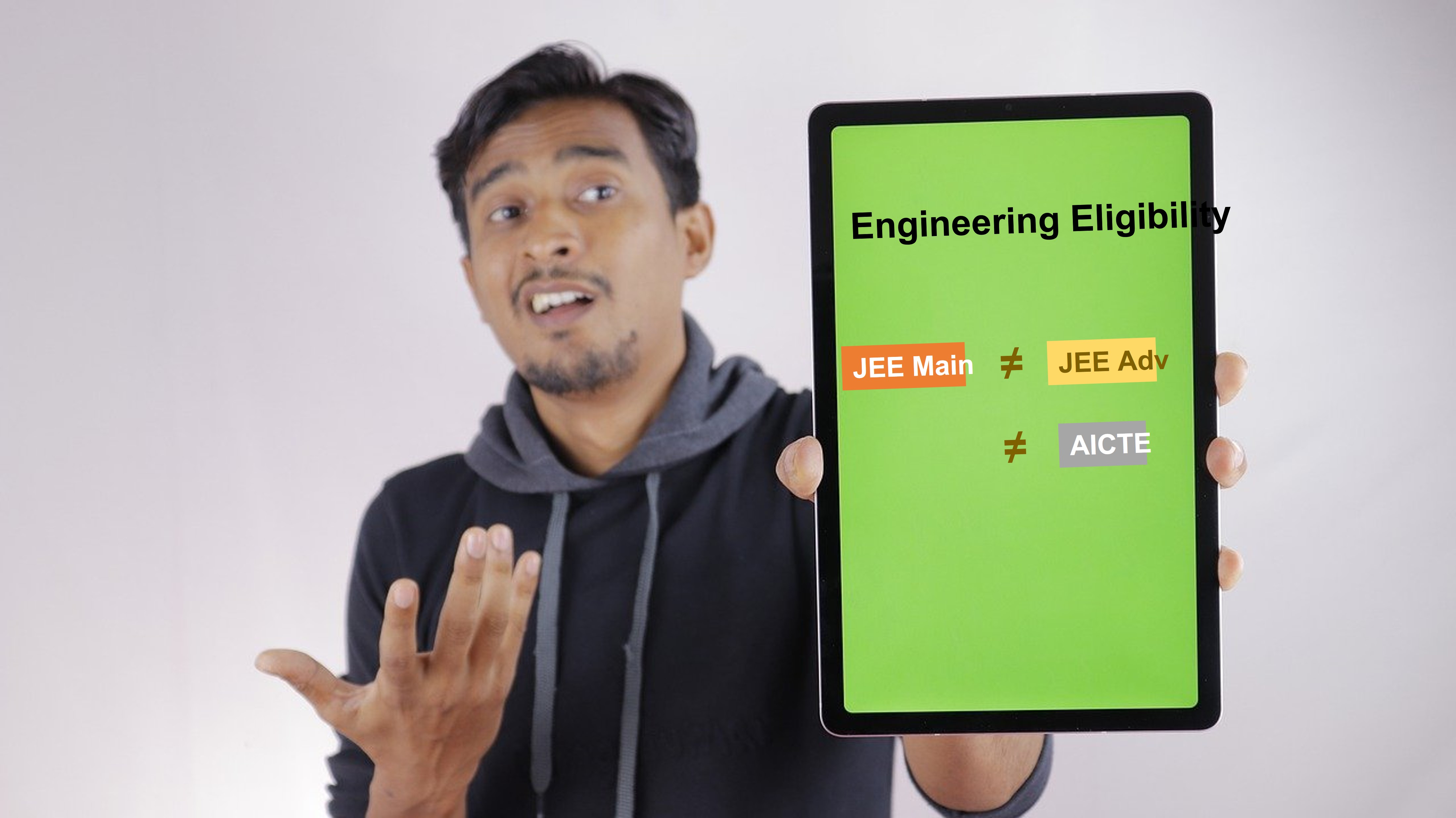 Eligibility differences in JEE-Main, JEE-Adv for B.Tech, B.Arch & B.Plan Programs
