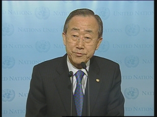 UN / HAITI BAN KI-MOON 