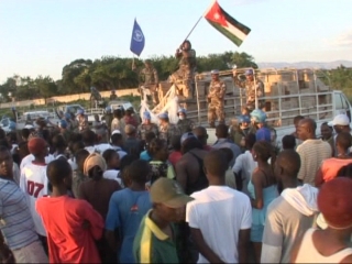 HAITI / JORDANIAN PEACEKEEPERS FOOD