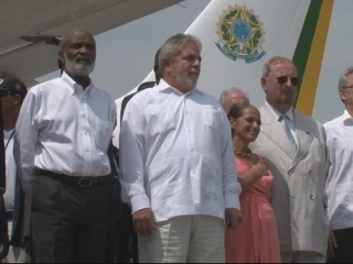 HAITI / LULA ARRIVAL