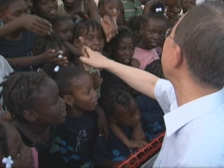 HAITI / BAN KI-MOON IDP CAMP