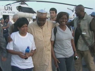 DARFUR / UN PEACEKEEPERS RELEASED