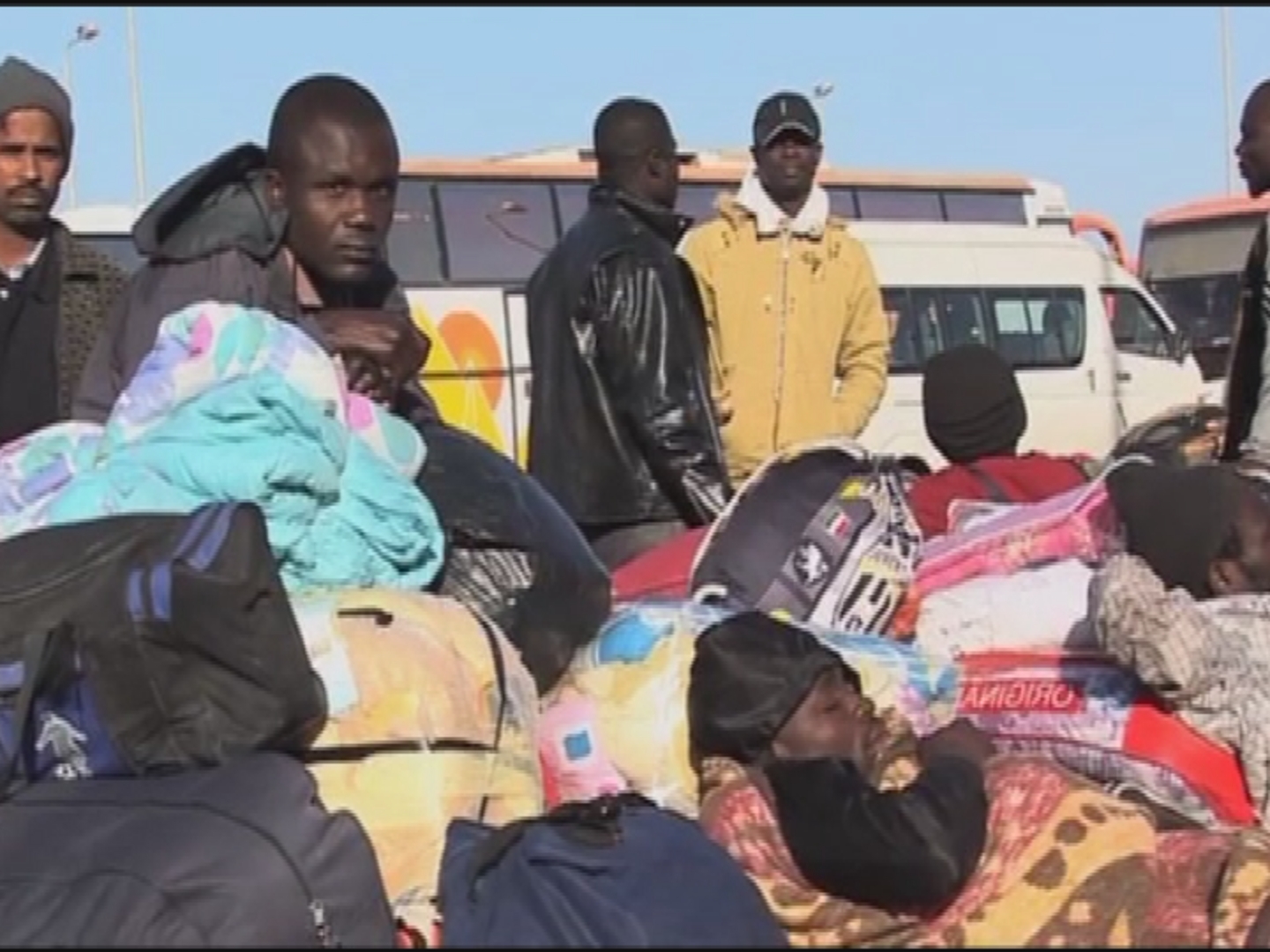 EGYPT-LIBYA BORDER / STRANDED 