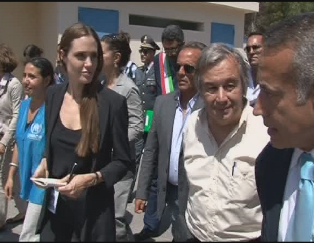 ITALY / GUTERRES JOLIE 