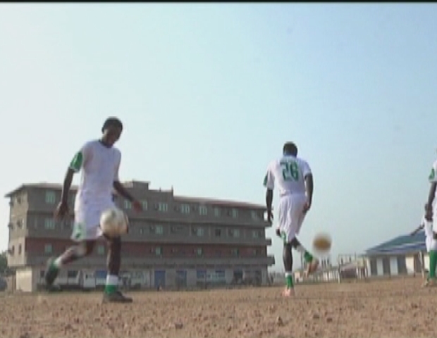 SUDAN / JUBA FIRST NATIONAL FOOTBALL TEAM TRAINING