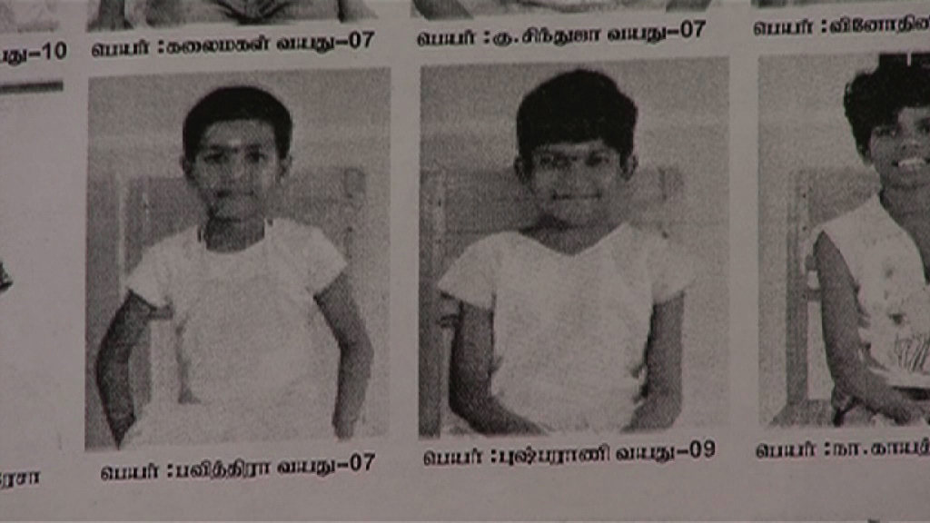 SRI LANKA / MISSING CHILDREN