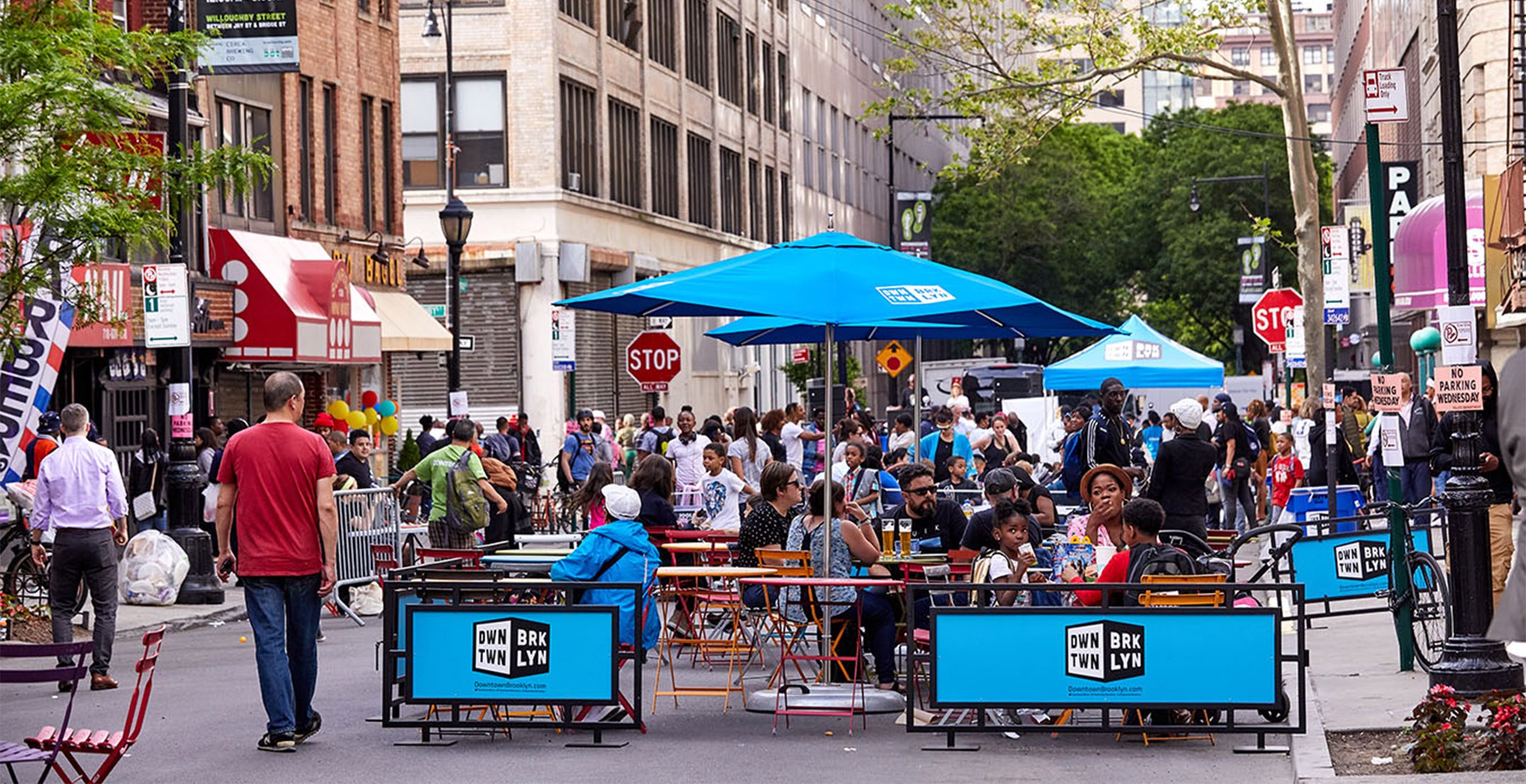 NYC DOT commences installation of Brooklyn’s first “Shared Street” in