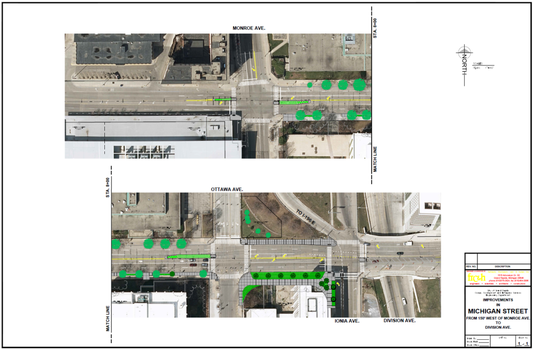 Michigan Street Improvements from Monroe Ave. to Ionia Ave.