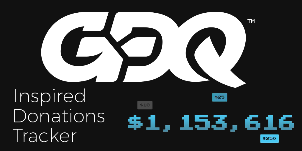 Games Done QuickInspired Donation Total