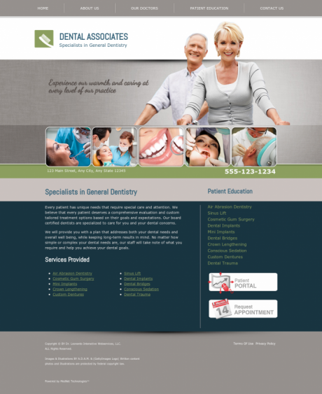 General & Family Dentistry Website Preview #8