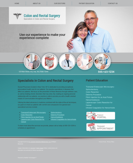 Colon & Rectal Surgery Website Preview #1