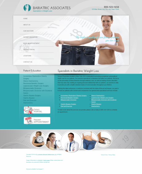 Bariatric Surgery Website Preview #4