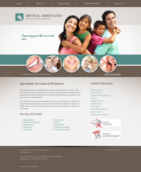 General & Family Dentistry Website Preview #13