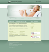 Reproductive Services Website Thumbnail #2