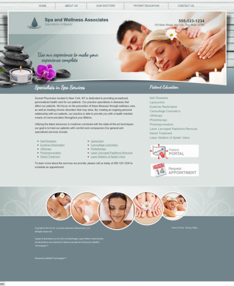 Dermatology Website Preview #3