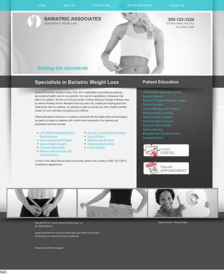 Bariatric Surgery Website Preview #6