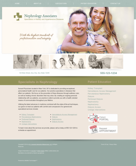 Nephrology Website Preview #3