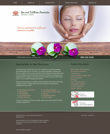 Dermatology Website Preview #4