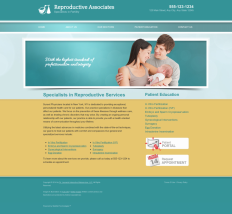 Reproductive Services Website Thumbnail #3
