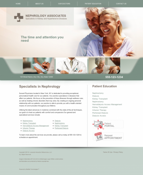 Nephrology Website Preview #5