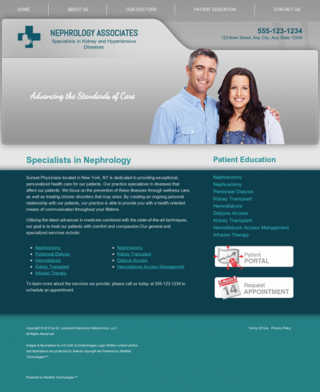 Nephrology Website Preview #6