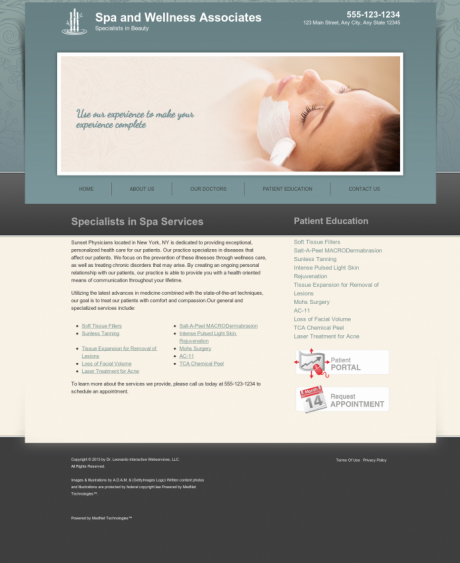 Dermatology Website Preview #5
