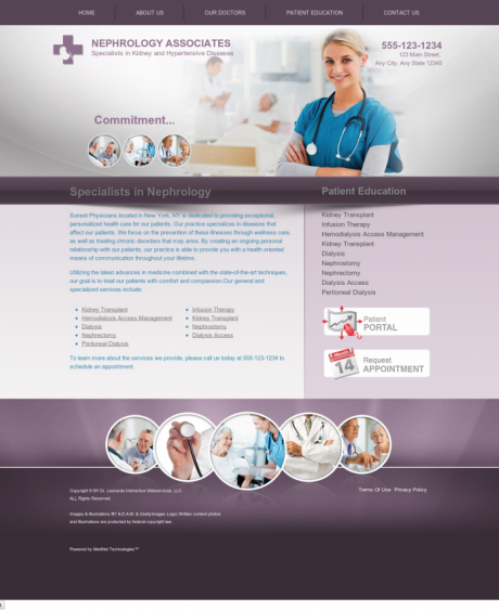 Nephrology Website Preview #7