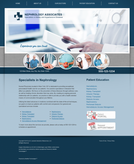 Nephrology Website Preview #8