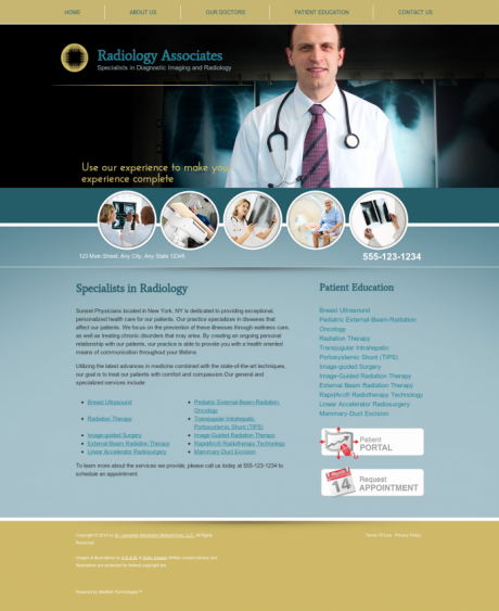 Radiology Website Preview #5