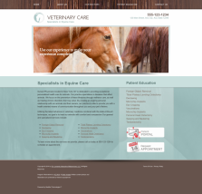 Equine Website Thumbnail #9