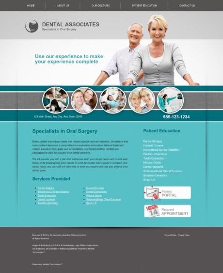 Oral Surgery Website Preview #9