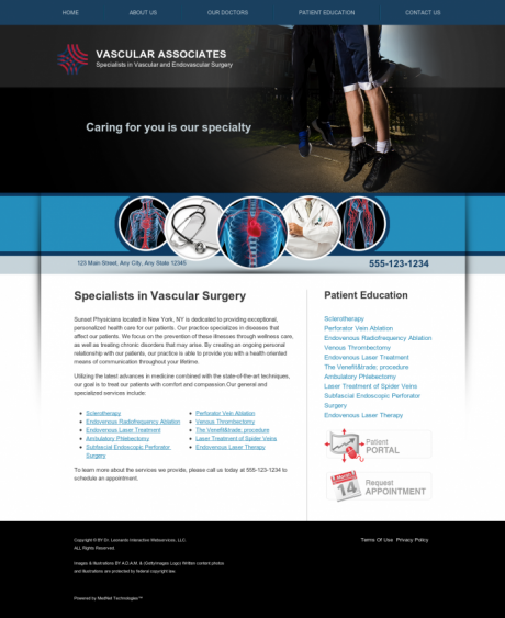 Vascular Website Preview #6