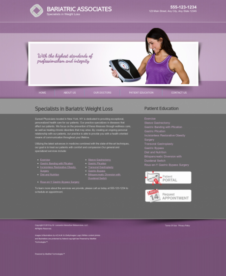 Bariatric Surgery Website Preview #8