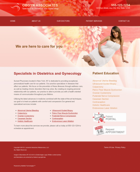 OBGYN Website Preview #7