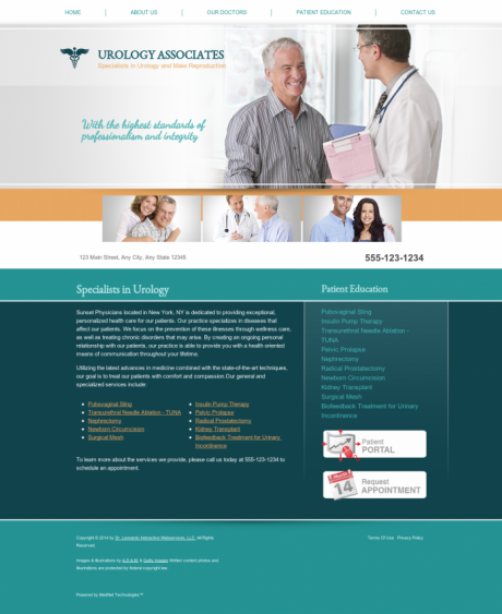 Urology Website Preview #7