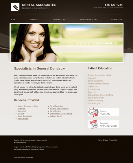 General & Family Dentistry Website Preview #18