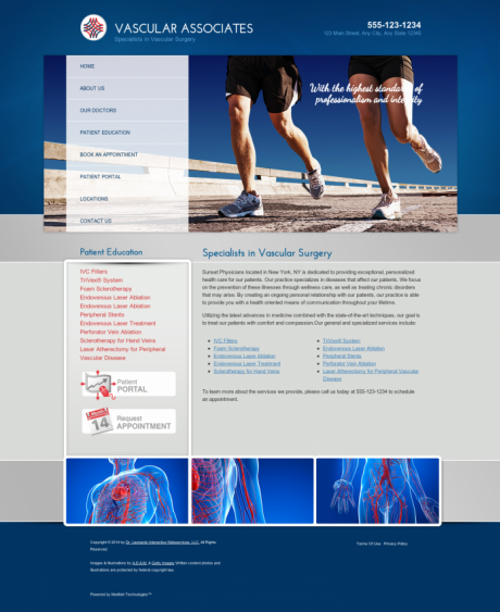 Vascular Website Preview #7