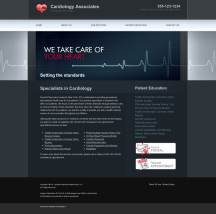Cardiovascular Website Thumbnail #5