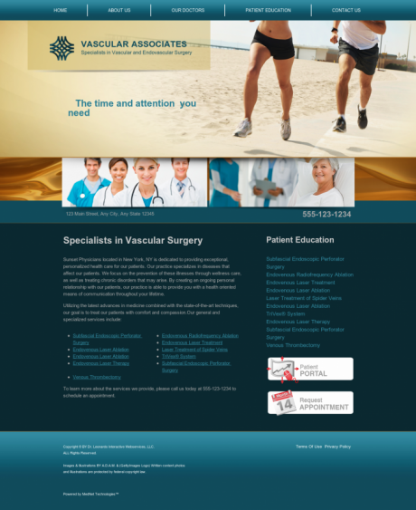 Vascular Website Preview #9