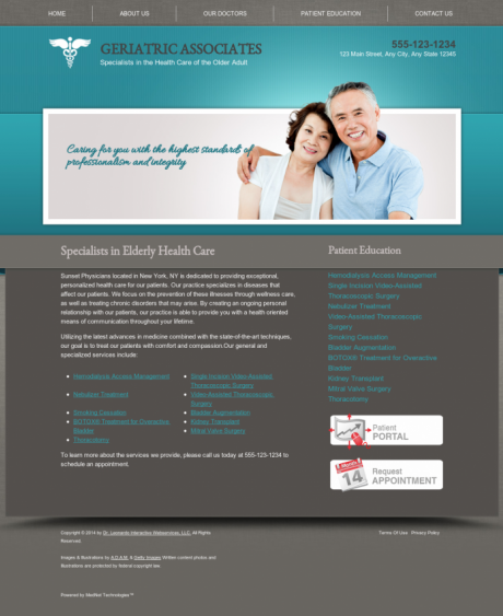Geriatric Website Preview #4