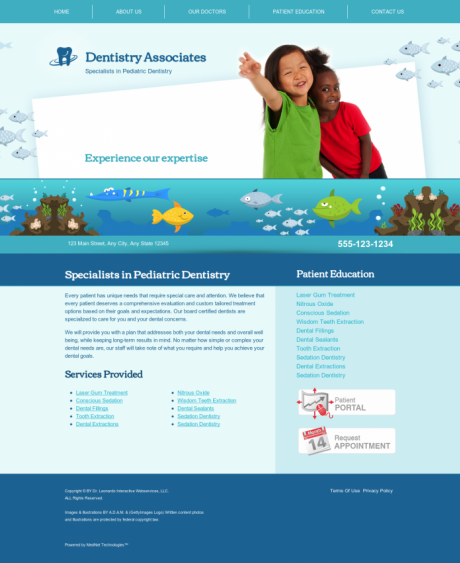 Pediatric Dentistry Website Preview #8