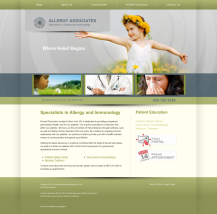 Allergy & Immunology Website Thumbnail #1