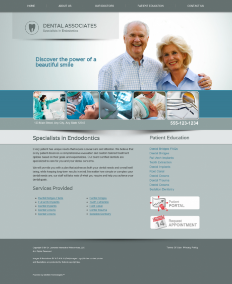 Endodontics Website Preview #8