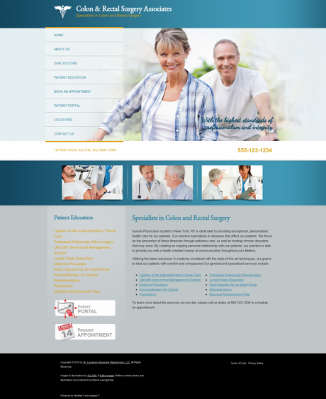 Colon & Rectal Surgery Website Preview #7