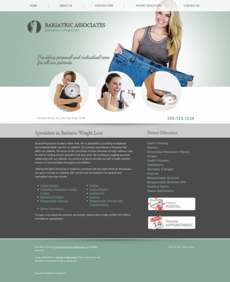 Bariatric Surgery Website Preview #11